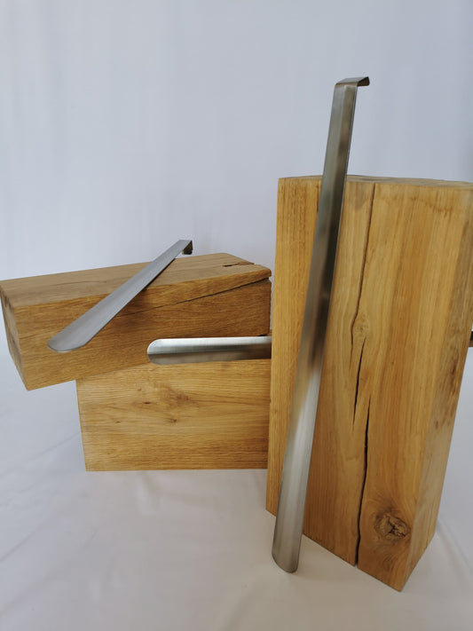 Schuhlöffel Edelstahl handgemacht – 30 cm, 60 cm, 100 cm